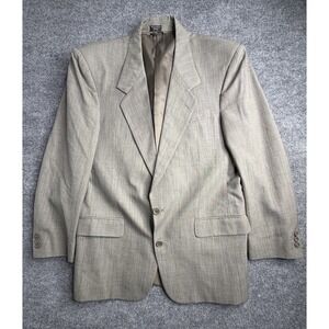 Torriani Today's Man Sport Coat Blazer Suit Jakcet 100% Pure Wool 41 Brown